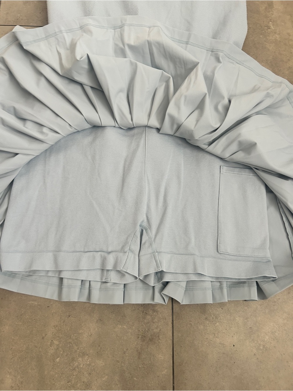 Wilson Midtown Tennis Dress pleated light blue M - Picture 5 of 11